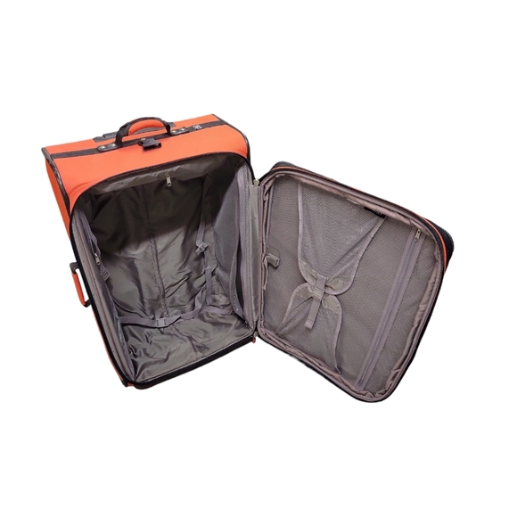 Delsey Chatelet Air 30" Large Rolling Suitcase in Orange and Black (Unisex) - Picture 6 of 6